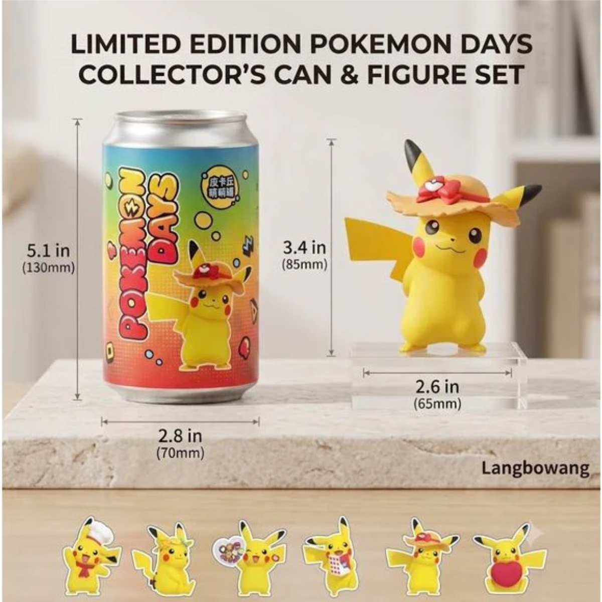 Pokémon Days Pikachu Figurine