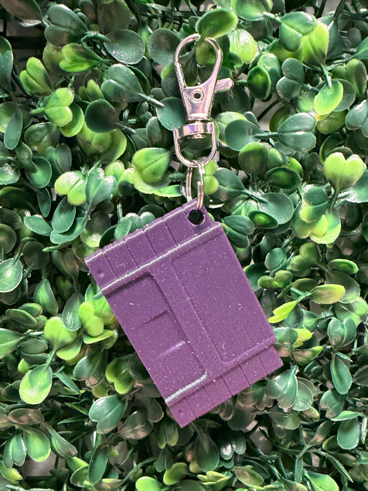 Retro Rectangle Keychain
