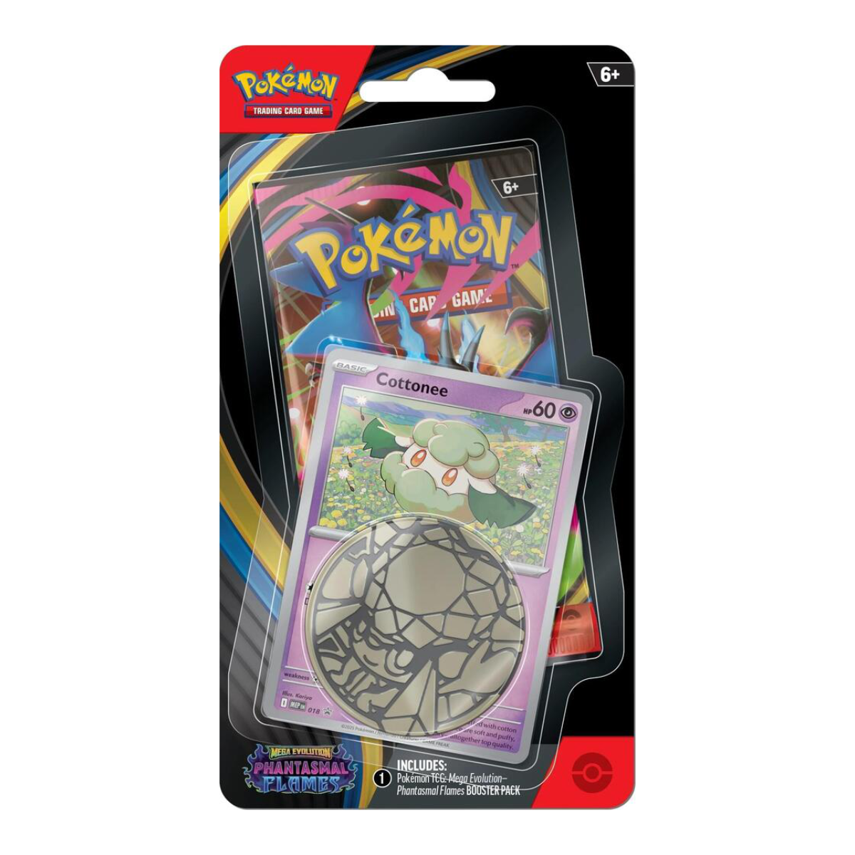 Pokemon TCG Phantasmal Flames Single Pack Blister - Cottonee - ME02