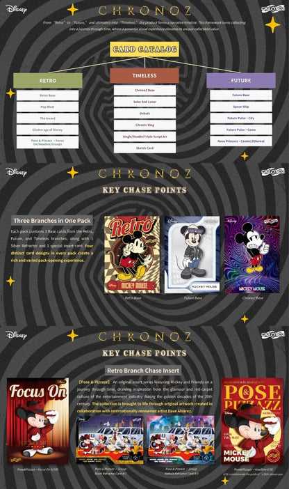 2026 ChronoZ: Disney Legacy Trading Cards Booster Box