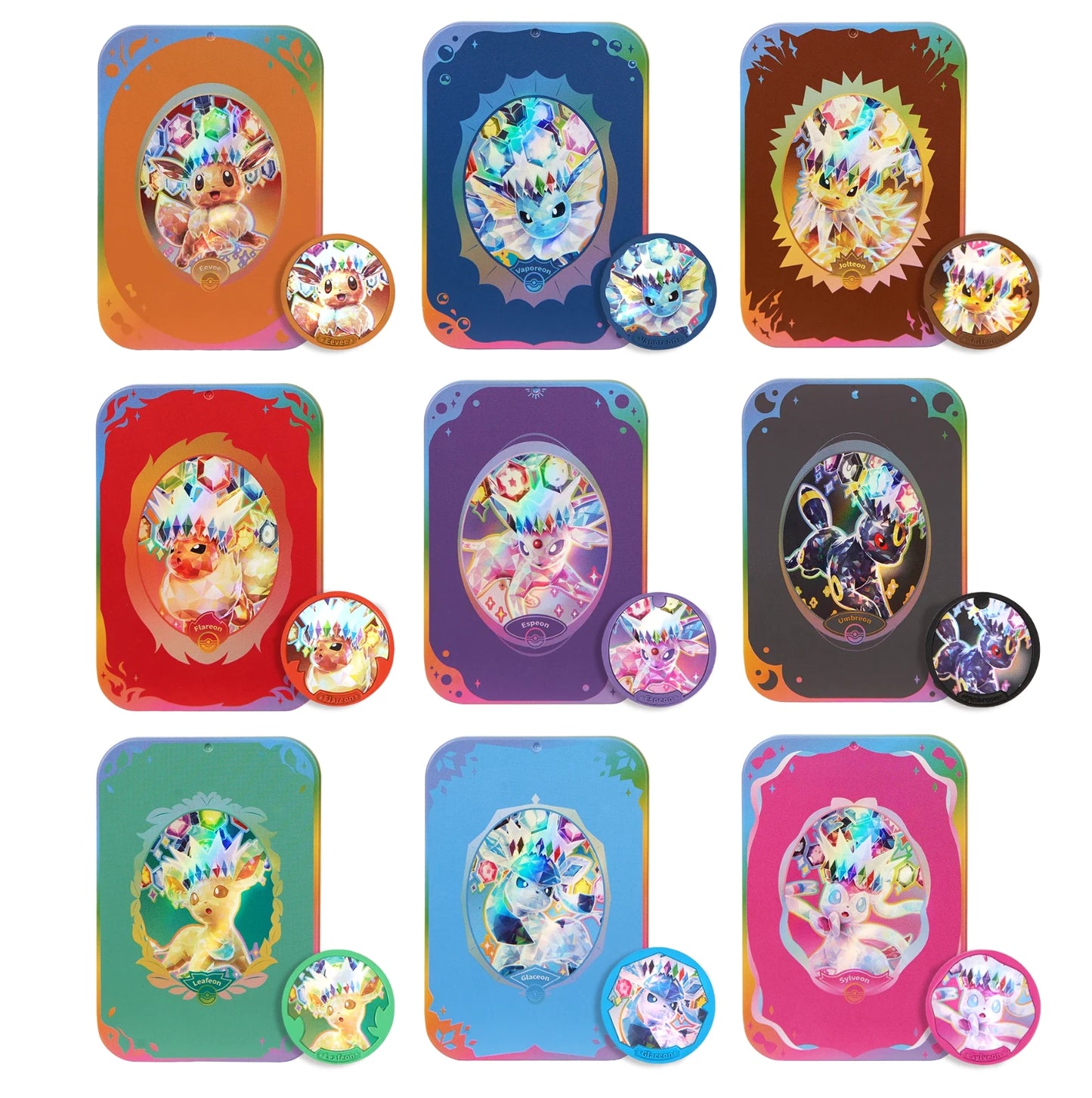 Pokémon Simplified Chinese Terastal Gathering CSV9.5C Metal Storage Tin