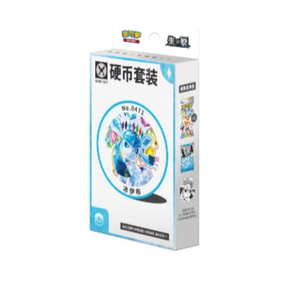 Pokémon Chinese Terastal Gathering CSV9.5C Eevee & Friends Coin Set