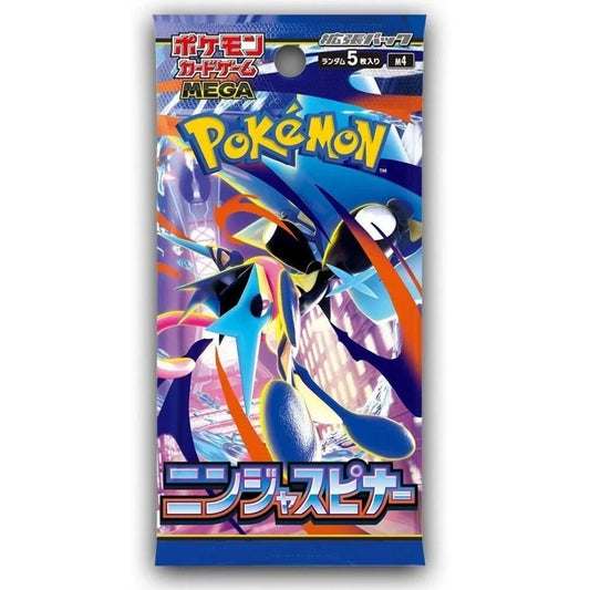 [Live Rip] Pokemon Ninja Spinner Japanese Booster Pack m4