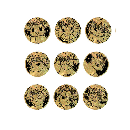 Pokémon Chinese Terastal Gathering CSV9.5C Eevee & Friends Coin Set