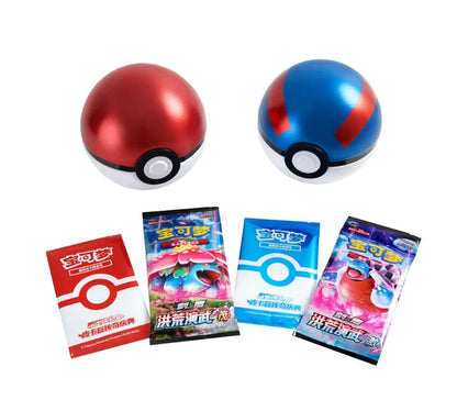 [S-CH] Pokémon Pokeball Gift Box Blue Red Exclusive Pokeball Sealed